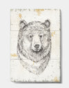 Bear Wild and Beautiful IV - Wildlife Animal Canvas Artwork