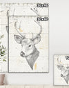 Deer Wild and Beautiful II - Wildlife Animal Premium Canvas Wall Art