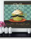 Kitchen Cafe Moustache II - Kitchen Canvas Artwork