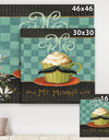 Kitchen Cafe Moustache II - Kitchen Canvas Artwork