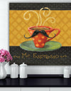 Kitchen Cafe Moustache III - Kitchen Canvas Art