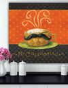 Kitchen Cafe Moustache IV - Kitchen Premium Canvas Wall Art