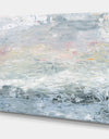 Gray Abstract Watercolor II - Contemporary Gallery-wrapped Canvas