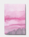 Pink Abstract Watercolor - Shabby Chic Canvas Artwork