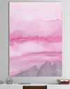 Pink Abstract Watercolor - Shabby Chic Canvas Artwork