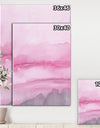 Pink Abstract Watercolor - Shabby Chic Canvas Artwork