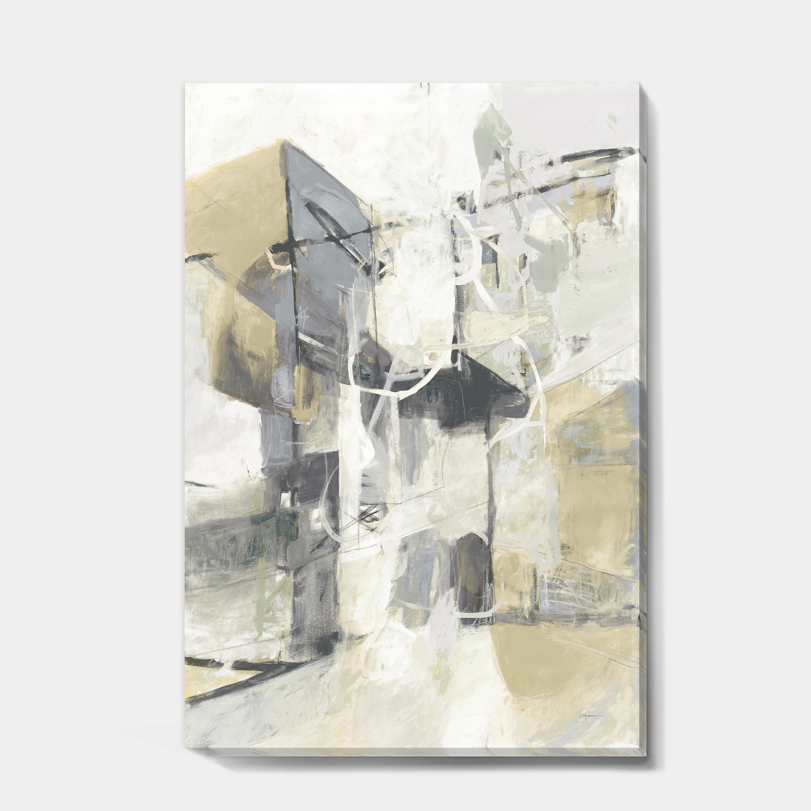 Glam Cream Dream IV - Contemporary Premium Canvas Wall Art