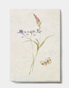 Wild Simple Wallflowers I - Farmhouse Gallery-wrapped Canvas