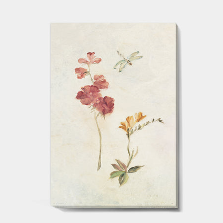 Wild Simple Wallflowers II - Farmhouse Canvas Artwork