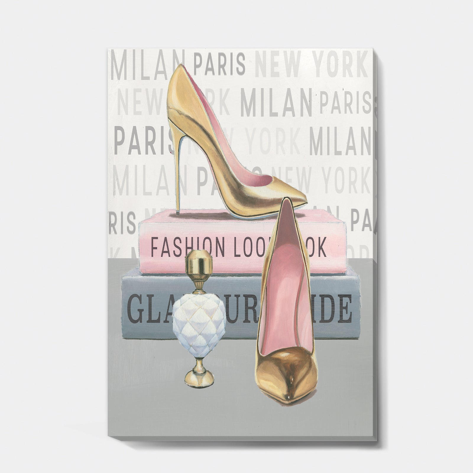 Glam fashion High Heels III - Posh & Luxe Gallery-wrapped Canvas
