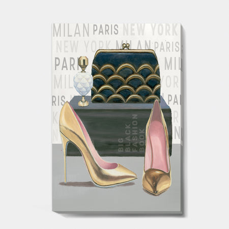 Glam fashion High Heels IV - Posh & Luxe Canvas Artwork