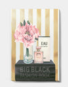 Glam & Fashion Parfum Boudoir III - Posh & Luxe Gallery-wrapped Canvas