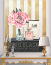 Glam & Fashion Parfum Boudoir III - Posh & Luxe Gallery-wrapped Canvas