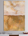 Amber Modern Horizon - Abstract Gallery-wrapped Canvas