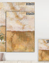 Amber Modern Horizon - Abstract Gallery-wrapped Canvas
