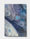 Into the Indigo Stream I - Abstract Gallery-wrapped Canvas