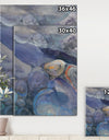 Into the Indigo Stream II - Abstract Canvas Artwork