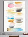 Watercolor Geometric Swatch Element II - Mid-Century Modern Premium Canvas Wall Art