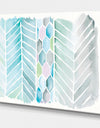Watercolor Geometric Swatch Element IV - Mid-Century Modern Canvas Artwork