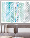 Watercolor Geometric Swatch Element IV - Mid-Century Modern Canvas Artwork