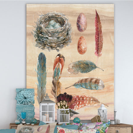 Feathers Cottage Family - Farmhouse Canvas Art