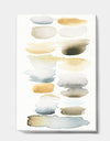 Watercolor Geometric Swatch Element V - Mid-Century Modern Transitional Gallery-wrapped Canvas