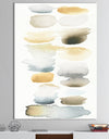 Watercolor Geometric Swatch Element V - Mid-Century Modern Transitional Gallery-wrapped Canvas