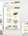 Watercolor Geometric Swatch Element V - Mid-Century Modern Transitional Gallery-wrapped Canvas