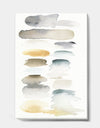 Watercolor Geometric Swatch Element VI - Mid-Century Modern Transitional Canvas Artwork