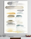 Watercolor Geometric Swatch Element VI - Mid-Century Modern Transitional Canvas Artwork