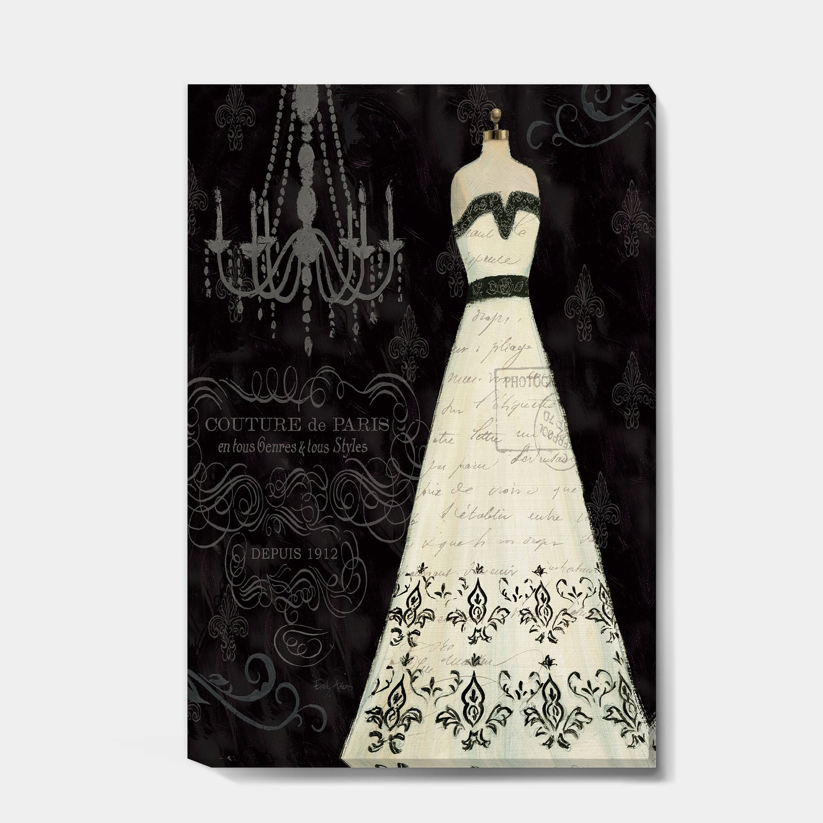 French Couture II - Fashion Premium Canvas Wall Art