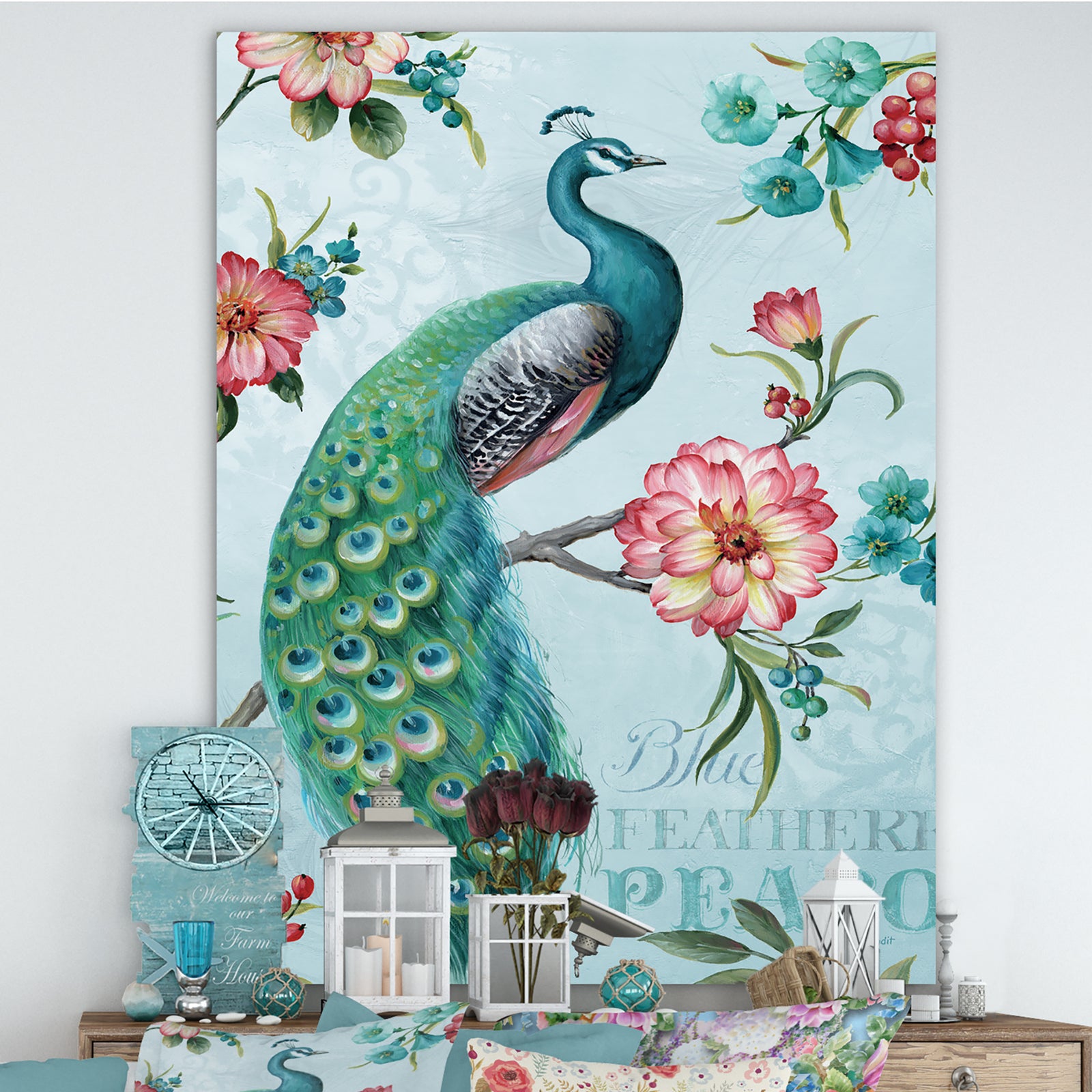 Peacock - Canvas Artwork