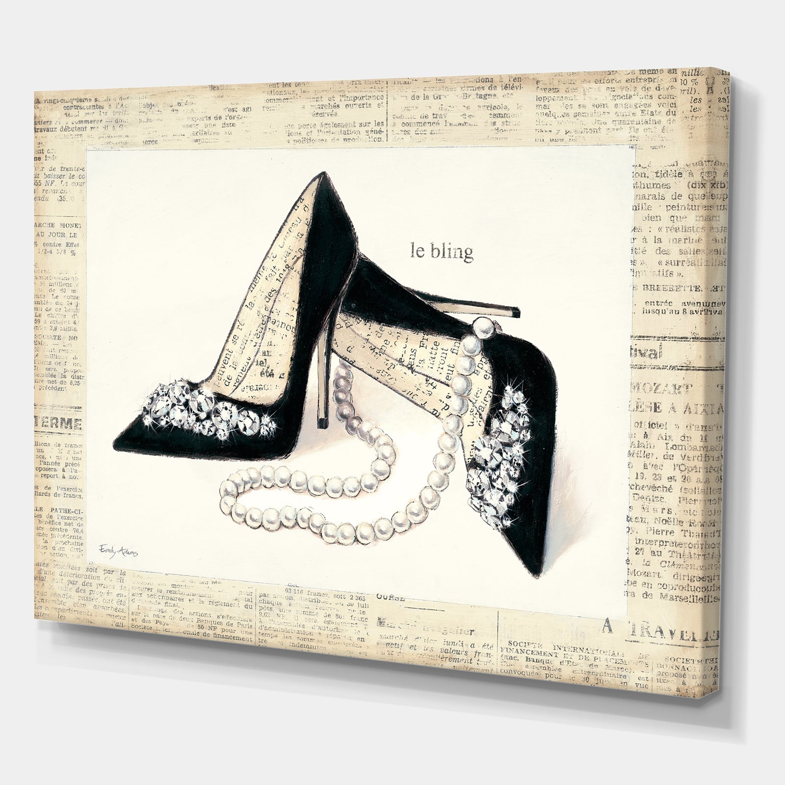 Chic Galm Closet I - Fashion Gallery-wrapped Canvas