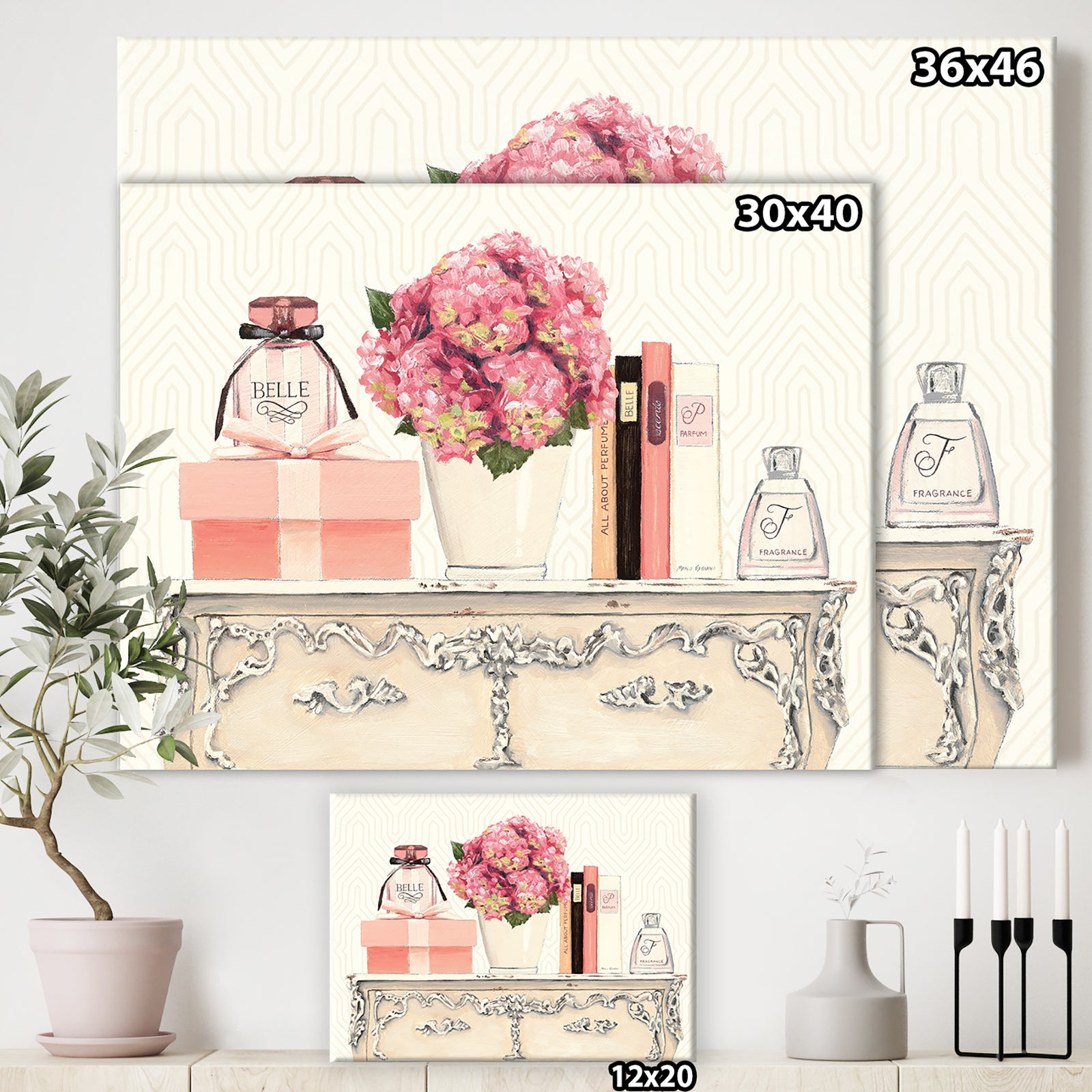 Chic Galm Closet IV - Fashion Premium Canvas Wall Art