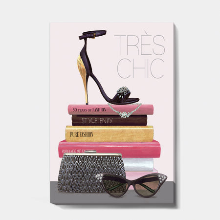 Paris Glamourous Gold Style I - Fashion Premium Canvas Wall Art