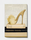 Gold Fashion High Hells II - Posh & Luxe Canvas Artwork