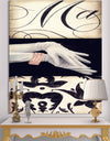 Black And White Fancy Glamorous Gloves - Fashion Gallery-wrapped Canvas