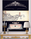 Chandelier, Parfum and Glamorous Tiara - Fashion Canvas Artwork