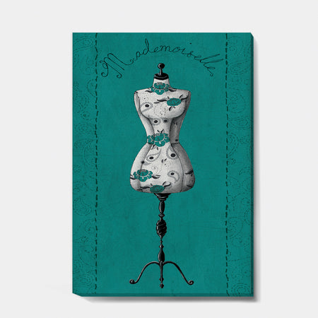 French Couture III - Fashion Canvas Art