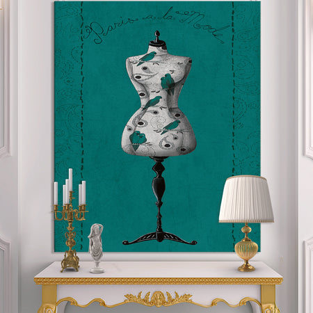 French Couture IV - Fashion Premium Canvas Wall Art
