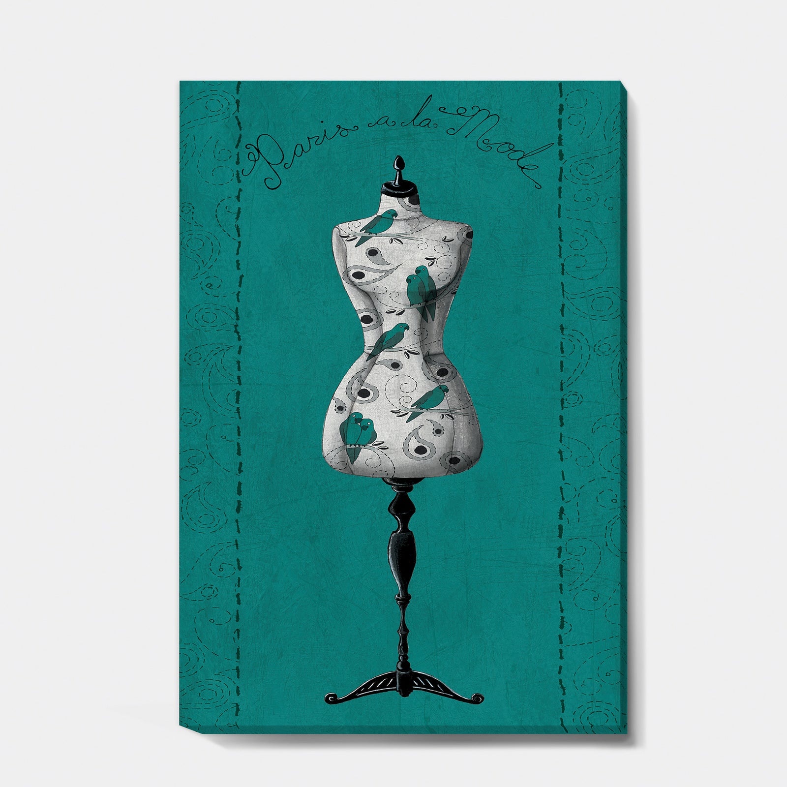 French Couture IV - Fashion Premium Canvas Wall Art