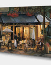 La Brasserie of Champs-elysees Paris - Gallery-wrapped Canvas