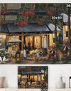 La Brasserie of Champs-elysees Paris - Gallery-wrapped Canvas