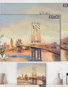 Manhattan Brooklyn Bridge - Traditional Canvas Art