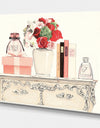 Roses, Fragrance and Glamorous Belle Parfum - Fashion Gallery-wrapped Canvas