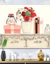 Roses, Fragrance and Glamorous Belle Parfum - Fashion Gallery-wrapped Canvas