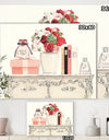 Roses, Fragrance and Glamorous Belle Parfum - Fashion Gallery-wrapped Canvas