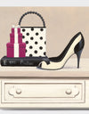 Fashion Stiletto and Glamorous Polka Purse - Fashion Gallery-wrapped Canvas
