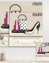Fashion Stiletto and Glamorous Polka Purse - Fashion Gallery-wrapped Canvas