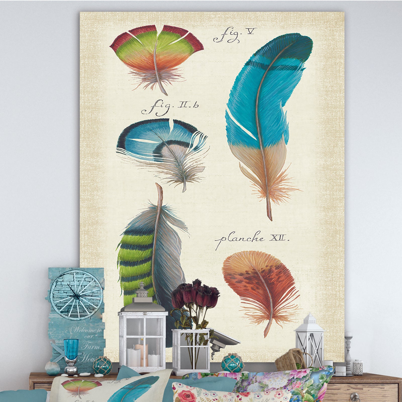 Feathers Cottage Family III - Cabin & Lodge Gallery-wrapped Canvas